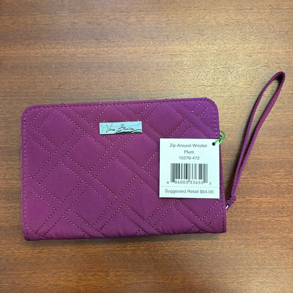 Vera Bradley Zip-Around Wristlet.